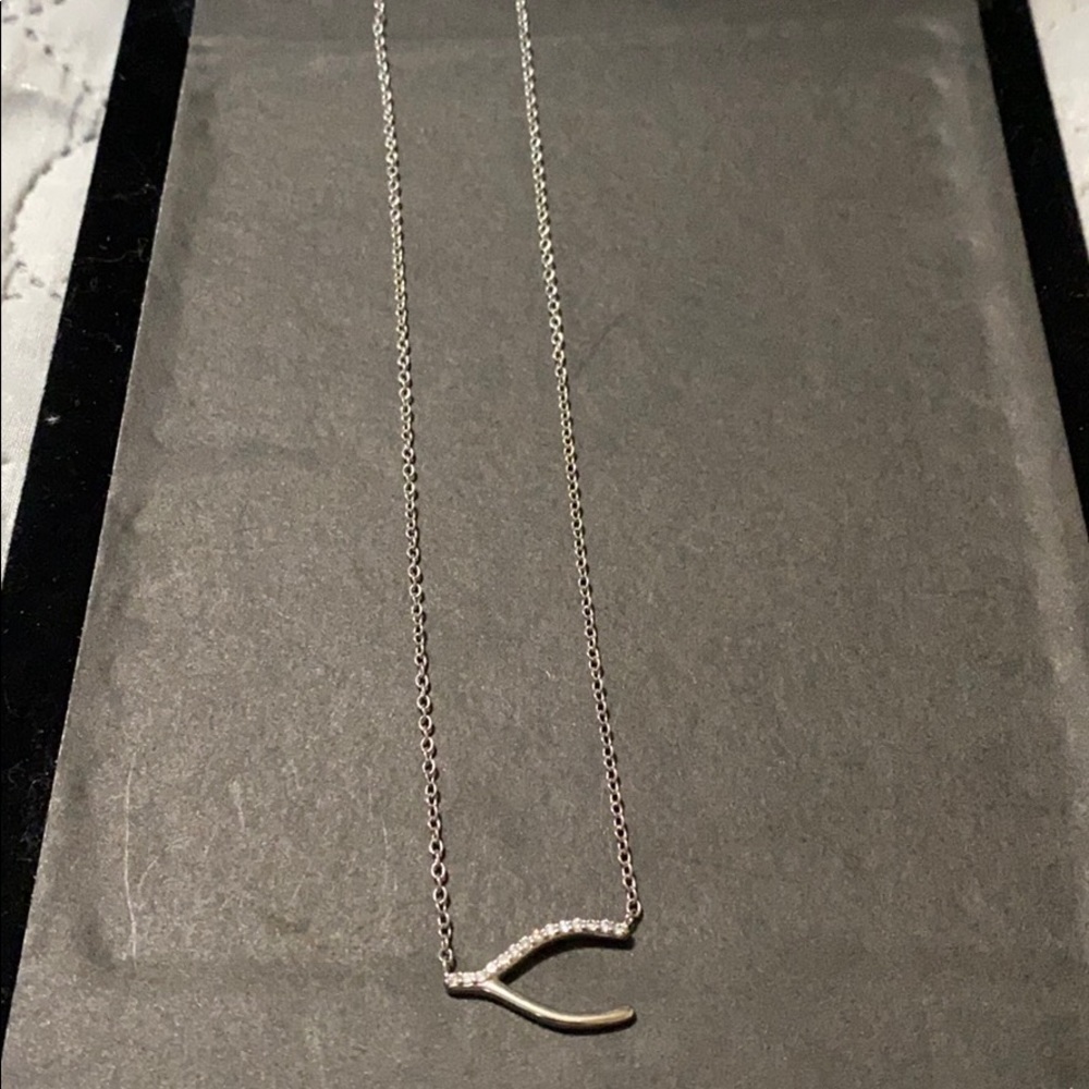 Wishbone necklace